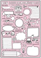 Vorschau - Arbeitsblätter - Doodle Steckbriefe - Rückblick auf das Schuljahr - Kreatives Schreiben - Seite 3