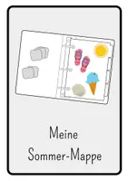 Vorschau - Fördermaterial/Inklusion - Klettmappe Sommer Teacch Arbeitsmappe - Seite 2