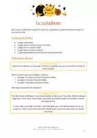 Aperçu - Apprentissages en autonomie - Le xylophone - Puzzles pour un thème sur la musique - Page 1