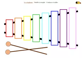 Aperçu - Apprentissages en autonomie - Le xylophone - Puzzles pour un thème sur la musique - Page 3