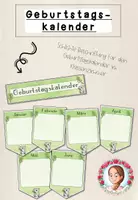 Vorschau - Poster - Geburtstagskalender Grundschule | Klassentier Koala / Koalaklasse - Deckblatt