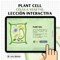 Vista previa - Presentaciones - PLANT CELL - INTERACTIVE LESSON. - Portada