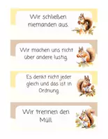 Vorschau - Poster - Klassenregeln für die Eichhörnchenklasse - Seite 2