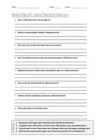 Vorschau - Arbeitsblätter - Lernplakat + AB mit Fragen zum Thema "Oberösterreich" + Lösungsblatt + Mindmap + Infografik - Seite 1
