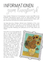 Vorschau - Mal- und Bastelvorlagen - Klassenpuzzle Van Gogh Sonnenblumen - Seite 3