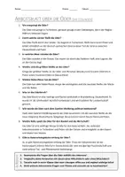 Vorschau - Arbeitsblätter - AB mit Fragen zum Thema "Oder" + Lösungsblatt - Seite 1