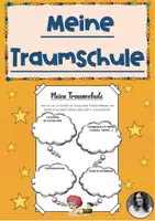 Vorschau - Arbeitsblätter - Meine Traumschule - Arbeitsblatt - Deckblatt
