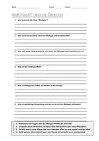 Vorschau - Arbeitsblätter - Lernposter + AB mit Fragen zum Thema "Ökologie" + Lösungsblatt + Mindmap + Infografik - Seite 1