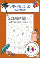 Vorschau - Arbeitsblätter - Wimmelbild "Sommer" - Deckblatt