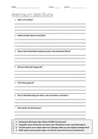 Vorschau - Arbeitsblätter - Lernposter + AB mit Fragen zum Thema "Oliven" + Lösungsblatt + Infografik - Seite 1