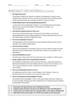 Vorschau - Arbeitsblätter - AB mit Fragen zum Thema "Oman" + Lösungsblatt - Seite 1