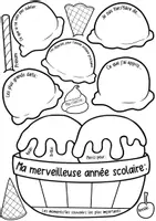 Vorschau - Arbeitsblätter - Ma merveilleuse année scolaire / Schuljahr Eisbecher - Französischunterricht - Seite 2