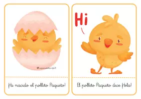 Vista previa - Refuerzo / NEE / Materiales de apoyo - Aprende, lee y disfruta con el pollito Paquito. - página 3