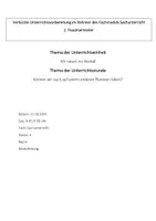 Vorschau - Stundenentwürfe - Stundenentwurf - Können wir auf einem anderen Planeten leben ? - Weltraum - Deckblatt