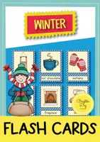 Vorschau - Bildkarten - Winter: Flash Cards / Bild- und Wortkarten (Englisch) - Deckblatt