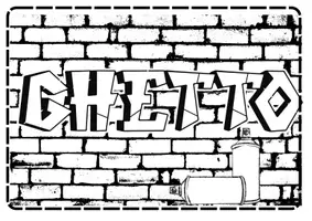 Vorschau - Arbeitsblätter - Graffiti gestalten / malen Street Art - Kunst (Klasse 5 / 6 / 7) - Seite 1