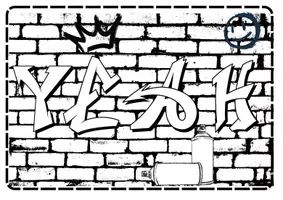 Vorschau - Arbeitsblätter - Graffiti gestalten / malen Street Art - Kunst (Klasse 5 / 6 / 7) - Seite 2