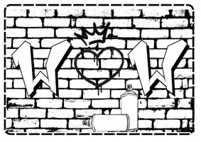 Vorschau - Arbeitsblätter - Graffiti gestalten / malen Street Art - Kunst (Klasse 5 / 6 / 7) - Seite 3