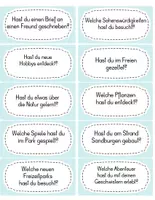 Vorschau - Aufgabenkarten - Sommerferien - Seite 3
