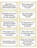 Vorschau - Aufgabenkarten - 40 Gesprächskarten / Erzählkarten zum Thema Freundschaft - Seite 2