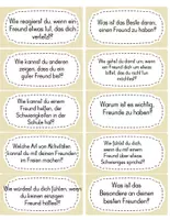 Vorschau - Aufgabenkarten - 40 Gesprächskarten / Erzählkarten zum Thema Freundschaft - Seite 3