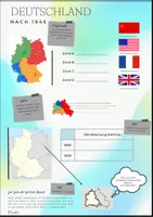 Vorschau - Arbeitsblätter - Deutschland nach 1945 - Arbeitsblatt zu den Besatzungszonen - Seite 1