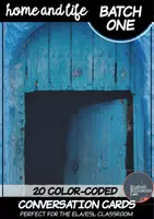 Προεπισκόπηση - Φύλλα εργασίας - Conversation Starters Cards: Home & Life - Εξώφυλλο
