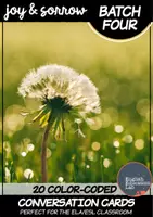 Προεπισκόπηση - Φύλλα εργασίας - Conversation Starters Cards: Joy & Sorrow - Εξώφυλλο