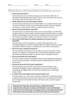 Vorschau - Arbeitsblätter - AB mit Fragen zum Thema "Orient-Express" + Lösungsblatt + Infografik - Seite 2