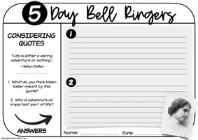 Προεπισκόπηση - Φύλλα εργασίας - Five-Day Bell Ringers Vol. 4: Adventure - Σελίδα 3