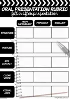 Προεπισκόπηση - Διαδραστικό υλικό - Peer Presentation Rubric - Σελίδα 2