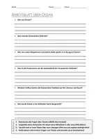 Vorschau - Arbeitsblätter - AB mit Fragen zum Thema "Ossian" + Lösungsblatt - Deckblatt