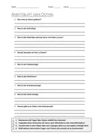 Vorschau - Arbeitsblätter - AB mit Fragen zum Thema "Ostern" + Lösungsblatt + Infografik - Deckblatt