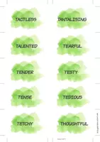 Προεπισκόπηση - Φύλλα εργασίας - Character Traits Vocabulary Work- Letter "T" - Σελίδα 3