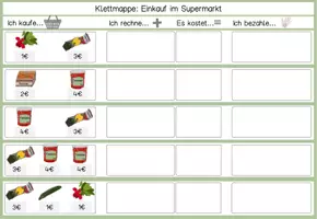 Vorschau - Arbeitsblätter - 6 Klettmappen - Rechnen mit Geld - Seite 2