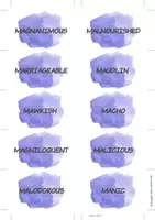 Προεπισκόπηση - Φύλλα εργασίας - Character Traits Vocabulary Work- Letter "M" - Σελίδα 3