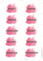 Προεπισκόπηση - Φύλλα εργασίας - Character Traits Vocabulary Work- Letter "D" - Σελίδα 3