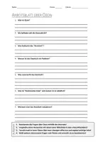 Vorschau - Arbeitsblätter - AB mit Fragen zum Thema "Ozon" + Lösungsblatt + Mindmap + Infografik - Deckblatt