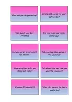 Vorschau - Aufgabenkarten - 40 Speaking Cards - Simple Past - Seite 3