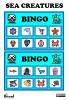 Vista previa - Juegos / Gamificación - Sea Creatures - Colour Bingo + Interactive Wheel - página 2