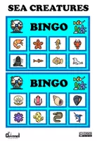 Vista previa - Juegos / Gamificación - Sea Creatures - Colour Bingo + Interactive Wheel - página 3