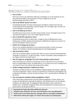 Vorschau - Arbeitsblätter - AB mit Fragen zum Thema "Palau" + Lösungsblatt - Deckblatt