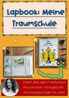 Vorschau - Arbeitsblätter - Lapbook Meine Traumschule - Deckblatt