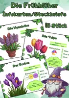 Vorschau - Bildkarten - Die Frühblüher - Infokarten/Steckbriefe - 15 Karten - Deckblatt