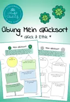 Vorschau - Arbeitsblätter - Mein Glücksort: Übung - Deckblatt