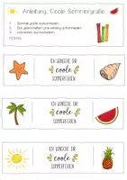 Vorschau - selbst erstellte Cliparts/Grafiken - Sommergruß/Feriengruß: Coole Sommerferien (Geschenk, Eis) - Seite 2
