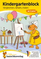Vorschau - Arbeitsblätter - Kindergartenblock - Vergleichen, rätseln und malen ab 3 Jahre - Deckblatt