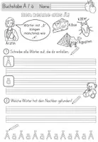 Vorschau - Arbeitsblätter - Lernwerkstatt Umlaute - Ä, Ö, Ü - mit Schleichdiktaten, Mini - Lesespur und vielen Übungen - Seite 1