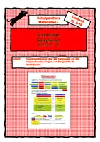 Vorschau - Merkblätter - Satzglieder Checkliste - Deckblatt