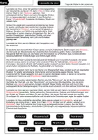 Vorschau - Arbeitsblätter - Leonardo da Vinci Lückentext mit Lösung - Seite 2